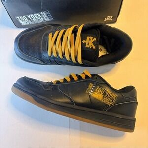 Zoo York Master Crafted The Lafayette Shoes Black Gold Size 9 Limited Edition